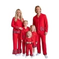 thumbnail image 5 of Nibbcoa Christmas Matching Family Pajamas Sets, Classic Plaid Design Christmas Family Matching set, 5 of 10