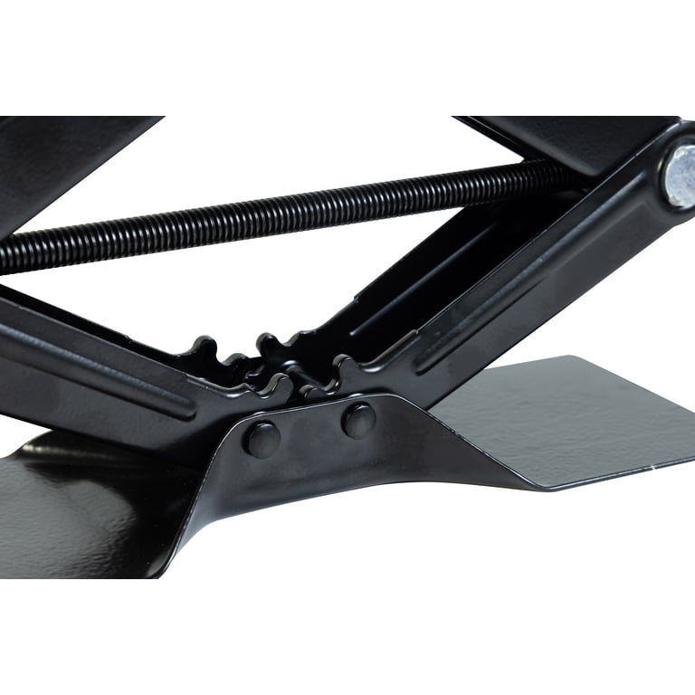 Hyper Tough T10152W Universal Vehicle Scissor Jack, 1.5 Ton Black
