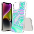 thumbnail image 1 of Liquid Swirls Print Slim Cover For Apple iPhone (16,15,14,13,12, SE, Pro, Max,, iPhone 13 Pro Max, 1 of 7