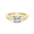 thumbnail image 3 of IGI Certified 5 Carat Cushion Shape Lab Grown Diamond Engagement Ring | 14K Yellow Gold | Esther Tacori Style Solitaire Diamond Ring | FG-VS1-VS2 Quality Friendly Diamonds, 3 of 5