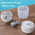 thumbnail image 4 of Small Manual Ice Crusher Machine Portable Ice Shaver and Snow Cone Machine with 2 Ice Cube Trays  Ice Crusher and Shaved Ice Machines Manual Rotary Ice Crusher-Brown, 4 of 8
