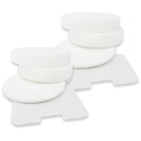 MaximalPower Filter Replacements Compatible with Shark NV22, NV22L, NV22S, NV26, NV27, UV400 Navigator Swivel Vacuum, 2 Foam   1 Felt Circular & Exhaust Filters, Replace Part # XF22