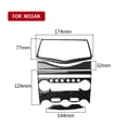 thumbnail image 3 of Real Bright Soft Car Interior Carbon Fiber Sticker Decoration10Pcs Carbon Fiber Interior Central Console Cover For Nissan 370Z 2009-2020Auto Car Protection Interior Accessories, 3 of 8