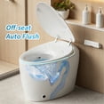 thumbnail image 4 of Smart Toilet, Intelligent Bidet, Auto Open/Close Lid, Heated Seat, LED Display, Warm Air Dryer, Modern Design, Perfect for Luxurious Bathrooms, 4 of 8