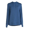 thumbnail image 4 of Athletic Works Women's Athleisure Mock Neck Hoodie, 4 of 5