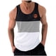 thumbnail image 1 of Hombres Casual Moda Patchwork Impresión Pullover Cuello Redondo Deportes Tanque, 1 of 6