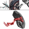 thumbnail image 3 of Guardabarros trasero de motocicleta perfecl aleación de aluminio rojo, 3 of 8