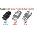 thumbnail image 5 of Metal Smart Key Fob Cover for Audi A3 A4 A5 A6 A7 A8 Q3 Q5 Q7 Q8 S3 Keychain, 5 of 17