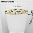 thumbnail image 5 of ZIATUBLE Rooster Mushroom Toilet Tank Protector Cover Elastic Toilet Tank Lid Dust Cover Pack of 2 Stretchy Toilet Tank Covers for Bathroom Standard Toilet Tank Cover Decor Accessories, 5 of 5