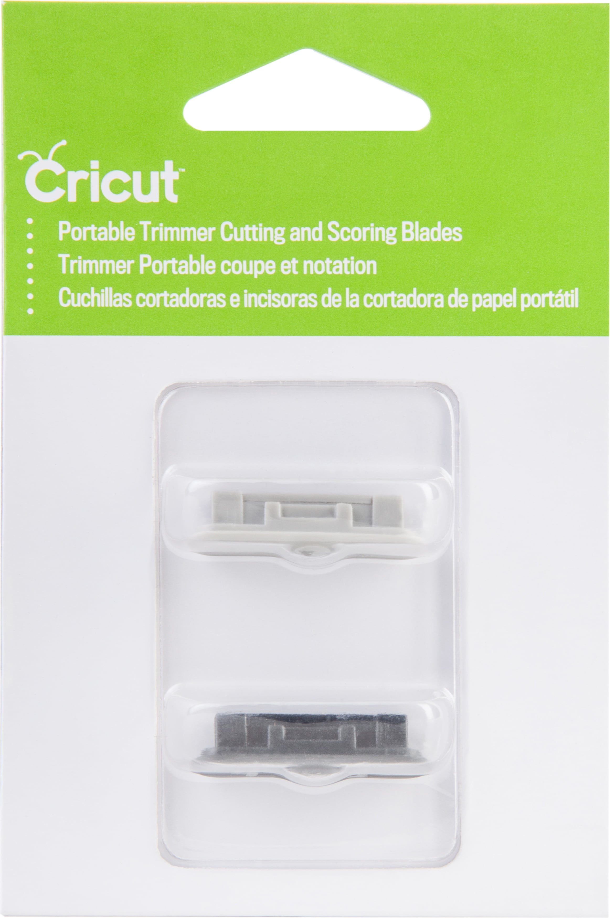 Cricut® Portable Trimmer Replacement Blades (2), Scoring Edge and Blade 