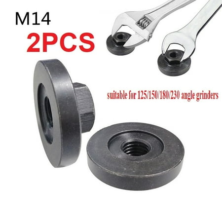 

BCLONG 2 X M14 Hex Nut Set Tools Replacement For Angle Grinder Modification Accessories