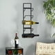 thumbnail image 3 of Matsuzay Soporte para vino, soporte de almacenamiento montado apilable de 5 capas, soporte de exhibición colgante Simple decorativo, armario de Almacenamiento y organización del hogar, 3 of 6