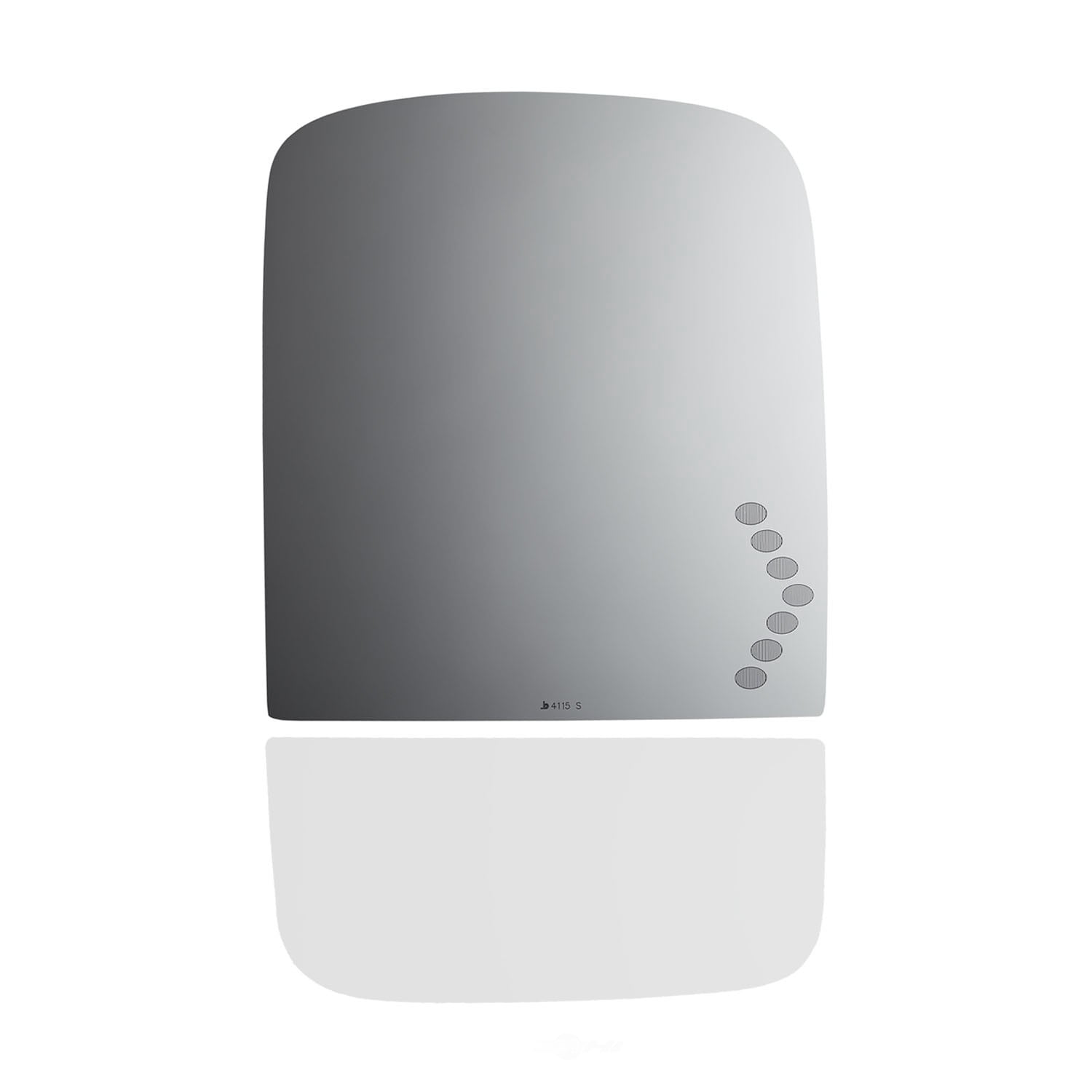 Burco Side View Mirror Replacement Glass - Clear Glass - 4115S