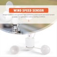 thumbnail image 4 of 5X Anemómetro de WH-SP-WS01 Instrumento de Medición de la Velocidad del Viento Sensor de Velocidad del Viento Instrumento Meteorológico para Anemómetro, 4 of 5