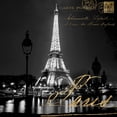 thumbnail image 2 of Carrigan, Kate 26x26 Black Ornate Wood Framed with Double Matting Museum Art Print Titled - Paris At Night, 2 of 4