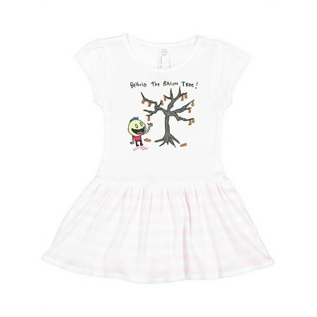 

Inktastic Behold the Bacon Tree! Gift Toddler Girl Dress