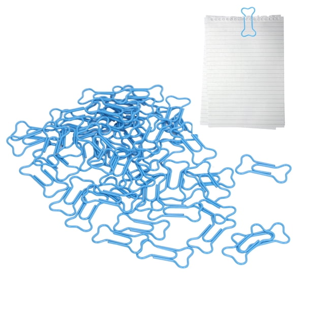 Clips De Papel De Hueso, Clips De Papel En Forma De Hueso, Portátiles, 50 Piezas Para Uso Diario En El Hogar Para La Oficina