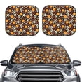 thumbnail image 2 of Yiaed Skulls Print Car Front Windshield Sun Shade,Foldable Anti-UV Car Sunshade for Front Window for Most Vehicles-Small, 2 of 5