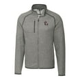 thumbnail image 2 of Men's Cutter & Buck Heather Gray NC State Wolfpack Mainsail Sweater-Knit Full-Zip Jacket, 2 of 3
