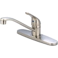 thumbnail image 1 of Elite K-4160-BN Single Handle Kitchen Faucet - Brushed Nickel, 1 of 1