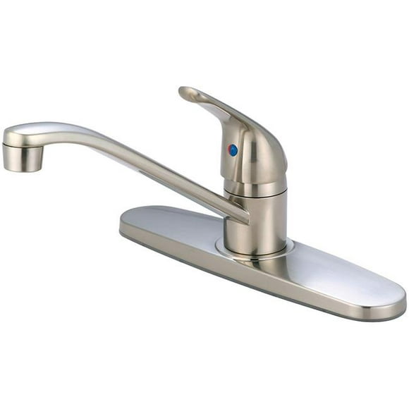 Elite K-4160-BN Single Handle Kitchen Faucet - Brushed Nickel