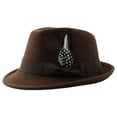 thumbnail image 2 of VLOOCKLW Panama Hat Men Women Classic Wide Brim Dress Hat Lightweight Breathable Summer Sun Hat for Travel Vacation Outdoor Casual Wear, 2 of 3