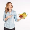 thumbnail image 2 of Acrylic Chip and Dip Bowl Set, 3L Main Bowl, 180ml Dipping Bowls, 2 of 5