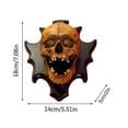 thumbnail image 2 of nipocaio Home Walls Fine Horror Skeleton Night Light Wall Decorations（1pcs,black), 2 of 5
