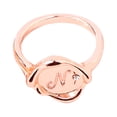 thumbnail image 2 of pstuiky Rings Ring 26 Flower English Letters Rose Gold Diamond Bracelet Letter Couple Ring, 2 of 2