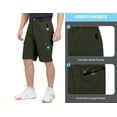 thumbnail image 3 of Little Donkey Andy Men's 11 Inch Quick Dry Bermuda Stretch Cargo Shorts Hiking Travel Golf Size L, 3 of 5