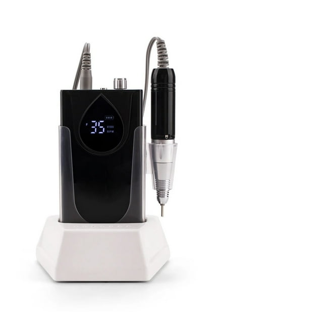 Professional Electric Manicure Nail Drill Machine 35000 RPM Portable Rechargeable Cordless ,Widely Use