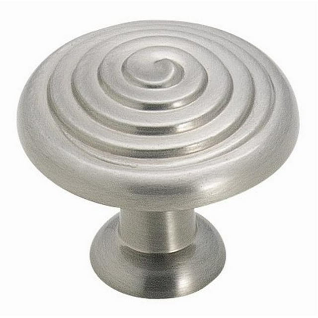 Amerock BP19252G10 Bouton Rond Divinité - Nickel Satiné