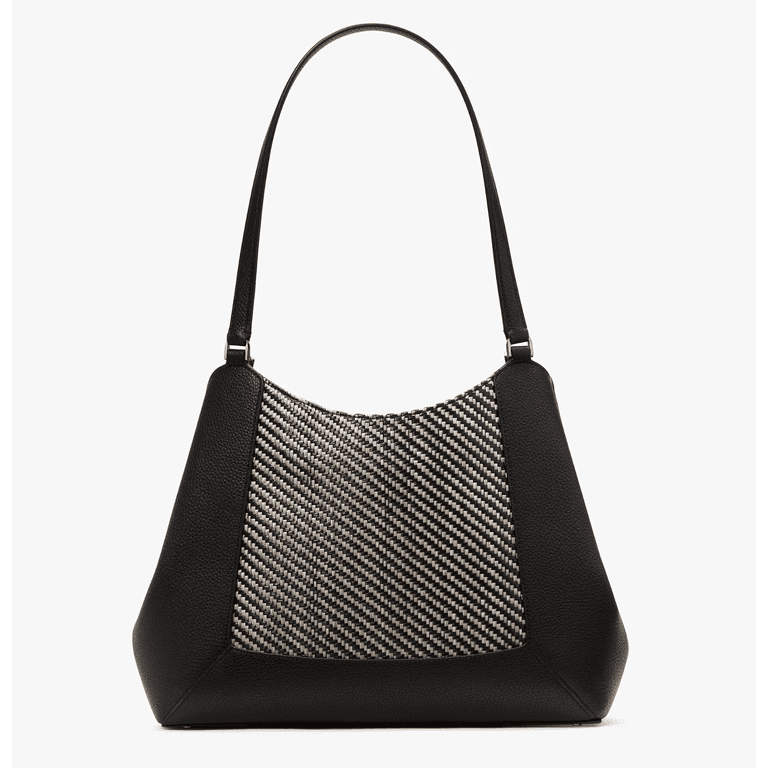 Kate Spade New York Lena Straw Triple Compartment Shoulder Bag