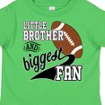 thumbnail image 4 of Inktastic Little Brother and Biggest Fan Football Player Boys Toddler T-Shirt, 4 of 5