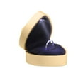 thumbnail image 2 of Vikakiooze 2022 Heart Shaped Ring Protection Box Drop Resistant Solid Color at Dressing Table, 2 of 3