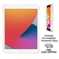 thumbnail image 1 of Restored Apple iPad 8th Gen A2270 (WiFi) 32GB Gold w/ Pre-Installed Tempered Glass (Refurbished), 1 of 2