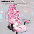 thumbnail image 7 of Garronmavis Beautiful Cherry Blossoms Gaming Chair Cover Stretchable Office Woman Computer Seat Slipcover for Esports Chairs Washable Gamer Room Decor Fits Most Office/PC Chairs, 7 of 7