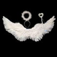 thumbnail image 3 of Alas de ángel para , alas de plumas para , disfraces de ángel para El 100x45cm Zulema Juguetes de ala de ángel de Costunme, 3 of 8