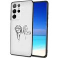 thumbnail image 1 of Compatible with Samsung Galaxy S22 Ultra Phone Case, Line-Art-8 Case Silicone Protective for Teen Girl Boy Case for Samsung Galaxy S22 Ultra, 1 of 1