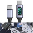 thumbnail image 2 of Pantalla LED Pd100w Cable Usb-c A Usb Tipo-c Cable De Cargador De Carga Rápida Pd100w, 2 of 5