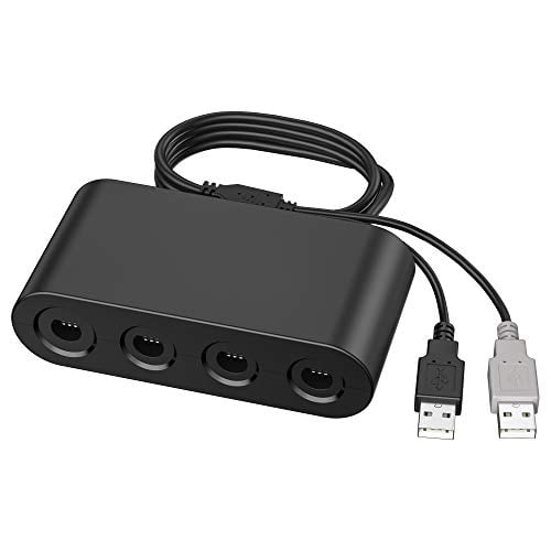 Vilcome Controller Adapter For Gamecube Super Smash Bros Switch Gamecube Adapter For Gamecube Nintendo Switch Wii U And Pc Usb With 4 Ports No Drivers Needed Walmart Com Walmart Com