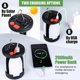 thumbnail image 4 of Solar Lantern, Ultra Bright LED Camping Light, 2 Adjustable Lighting Modes, 5 Charging Methods, with Hand Crank Dynamo, Long Lighting Life for Camping, 4 of 5