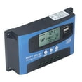 thumbnail image 3 of Contrôleur de Charge Solaire DPPT, Affichage LCD Multi-Suivi Protection contre les Courts-Circuits Contrôleur de Charge Solaire 12V 24V pour Éclairage de Rue 50A, 3 of 8