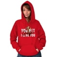 thumbnail image 3 of Bet Giraffe I Love You Funny Hoodie Sweatshirt Women Brisco Brands M, 3 of 6