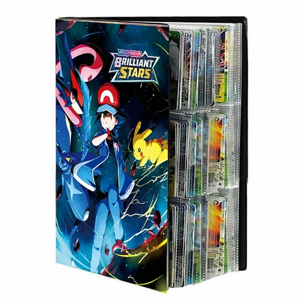 Álbum de Cartas de Pokémon Grande, carpeta de colección de juegos de Charizard, lista cargada, porta Cartas para niños, 9 bolsillos, 432 Fivean unisex