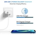 thumbnail image 5 of compatible for iphone 14 13 12 Fast Charger 20W PD USB C Wall Charger with 6FT Fast Charging Cable Compatible compatible for iphone 14/13/12/11/Pro/Pro Max/Mini/Xs Max/XR/X, 5 of 15