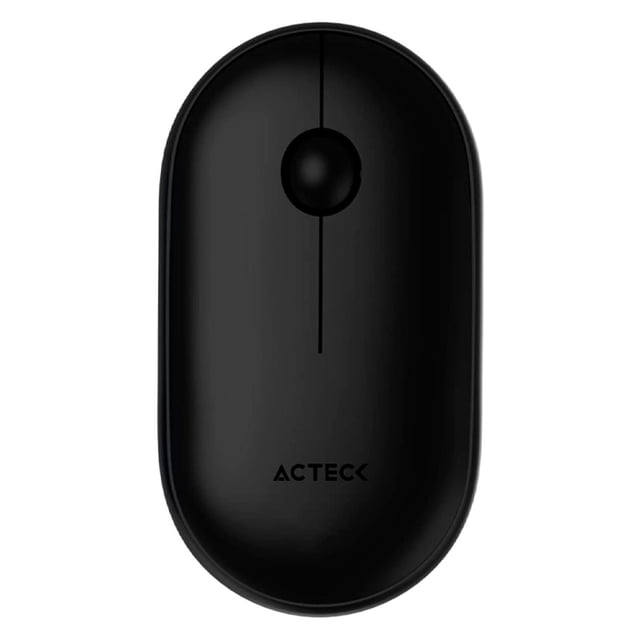 Mouse Acteck Optimize Edge MI460 Ultra Delgado 1600dpi 2 botones Inalámbrico USB 2.4 Ghz negro