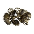 thumbnail image 2 of 10 piezas de anillo ajustable de filigrana retro en blanco/ajuste de base de cabujones ovalados de 25 x 18 mm. Bronce jinwen anillos de filigrana en blanco, 2 of 8