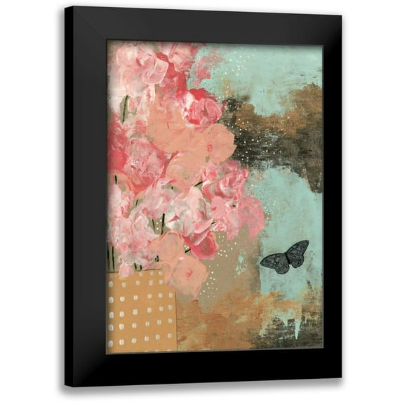 Ogren, Sarah 11x14 Black Modern Framed Museum Art Print Titled - Dramatic Flowers