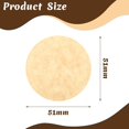 thumbnail image 2 of 600 Pcs Coffee Filters Paper, 51mm Round Unbleached Coffee Filter, Disposable Natural Espresso Replacement Paper Filter Compatible With Aeropress Coffee Makers, Espresso Makers, 2 of 6